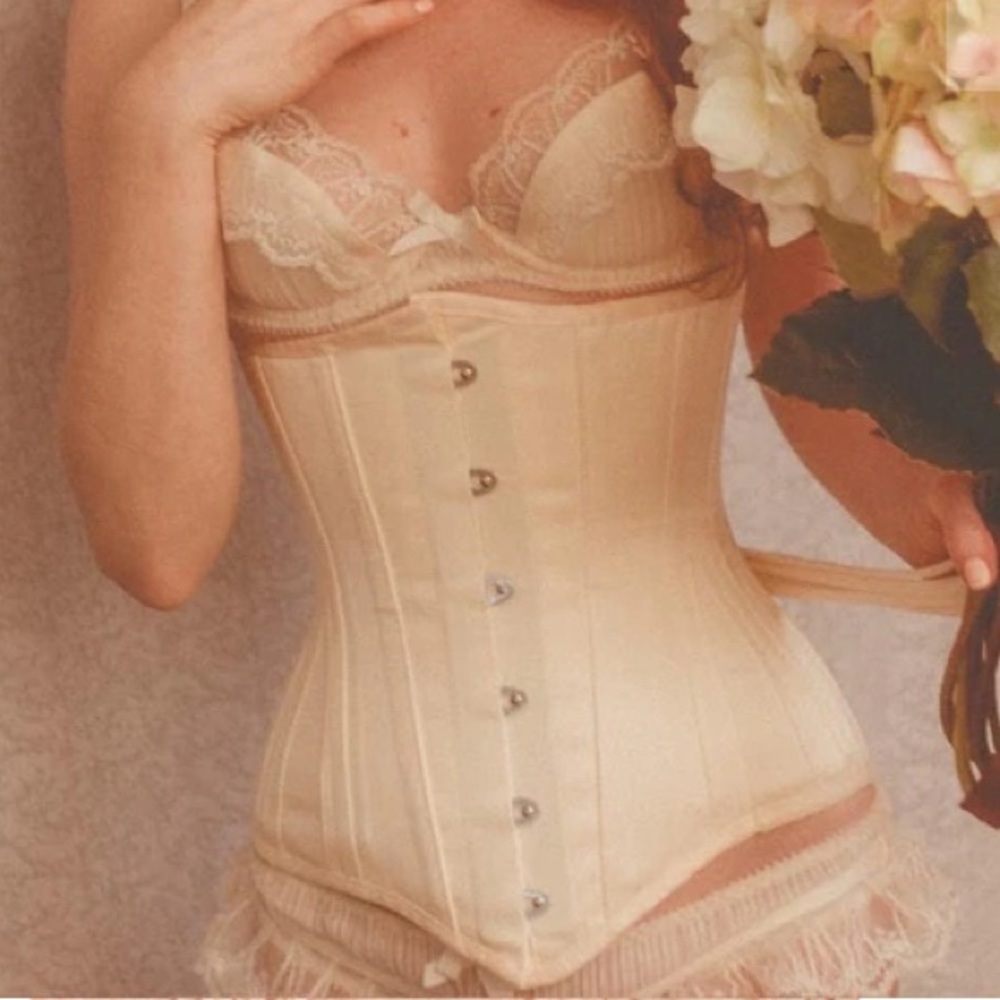 Waist training corset - underbust long lines hip gores